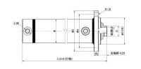 HSG standard hydraulisk cylinder med flangemontering